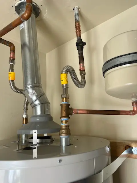 Water heater installation and plumbing repair in Harp